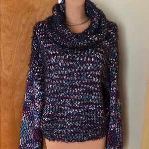 Express sweater size Small, BUT FITS MEDIUM! delicate shimmer